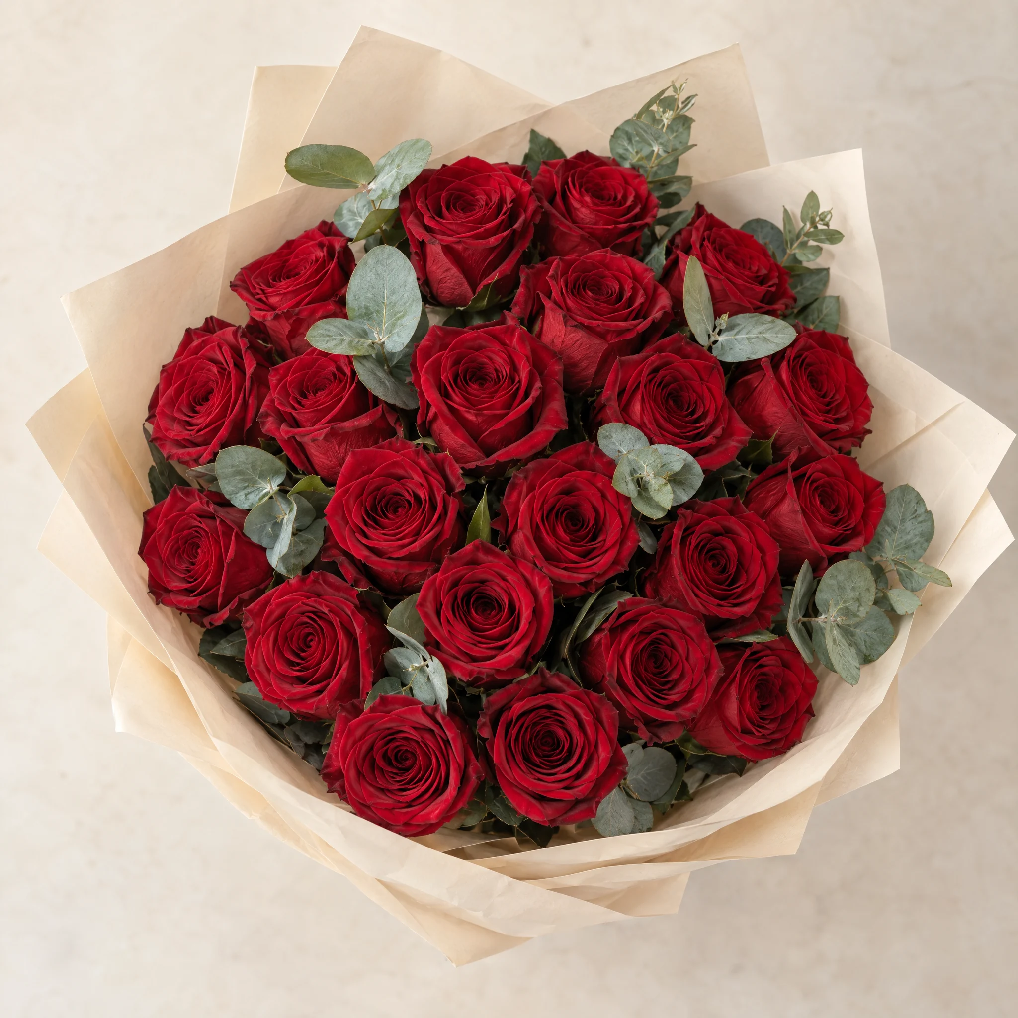 Romantik Kırmızı Gül Buketi — görsel 3