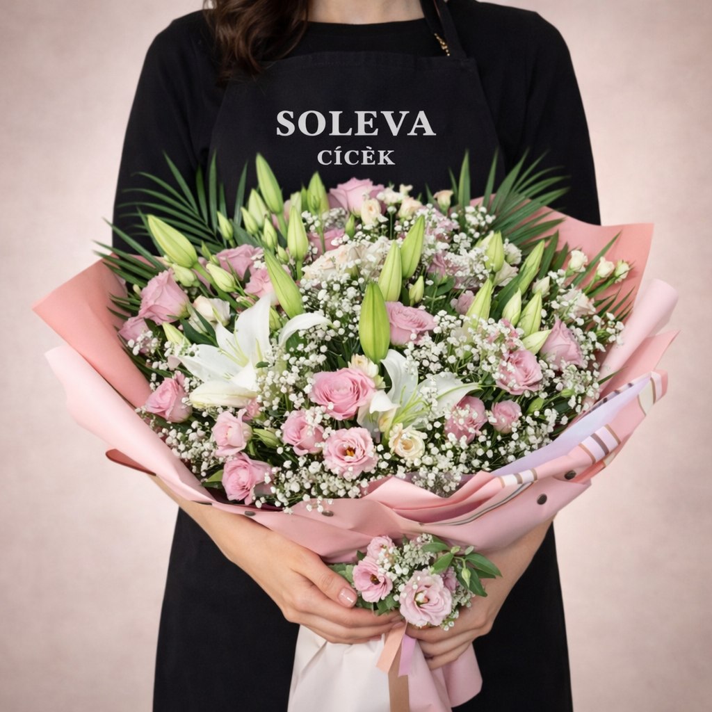 Premium Pastel Gül Buketi