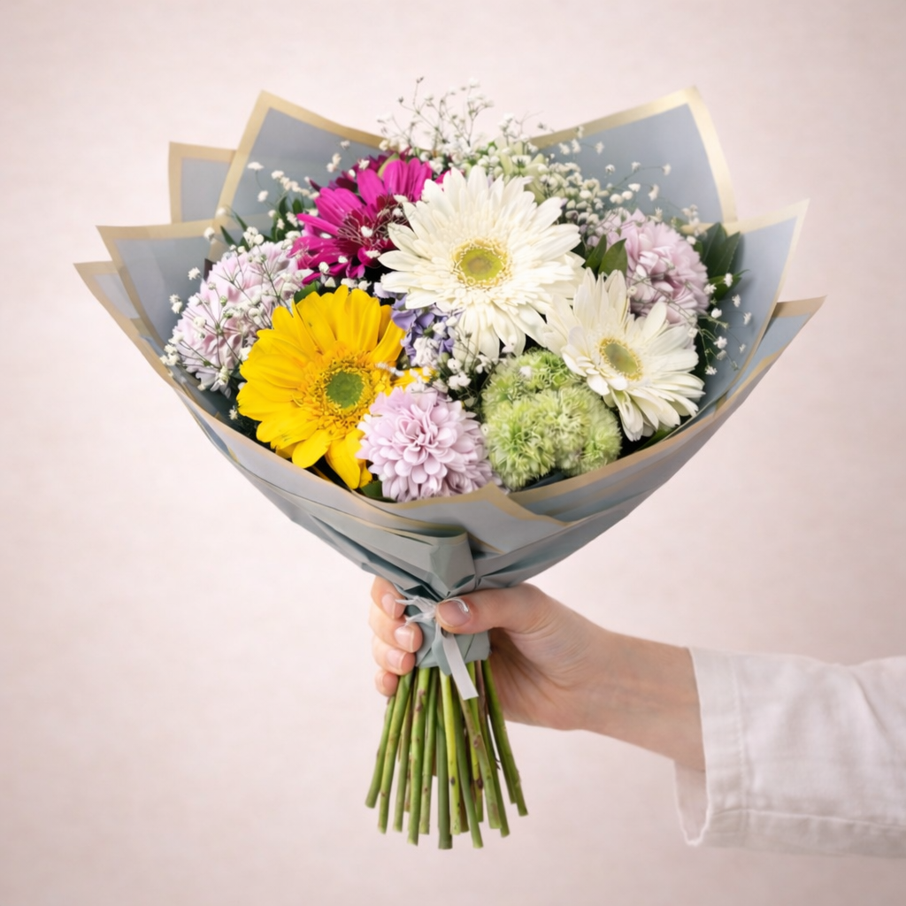 Renkli Gerbera Neşesi